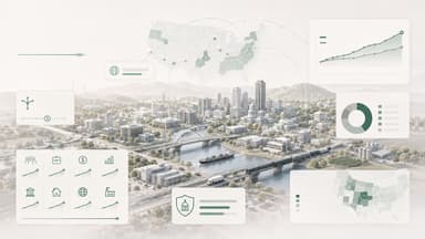 PI+ dashboard showing employment, output, and key economic indicators