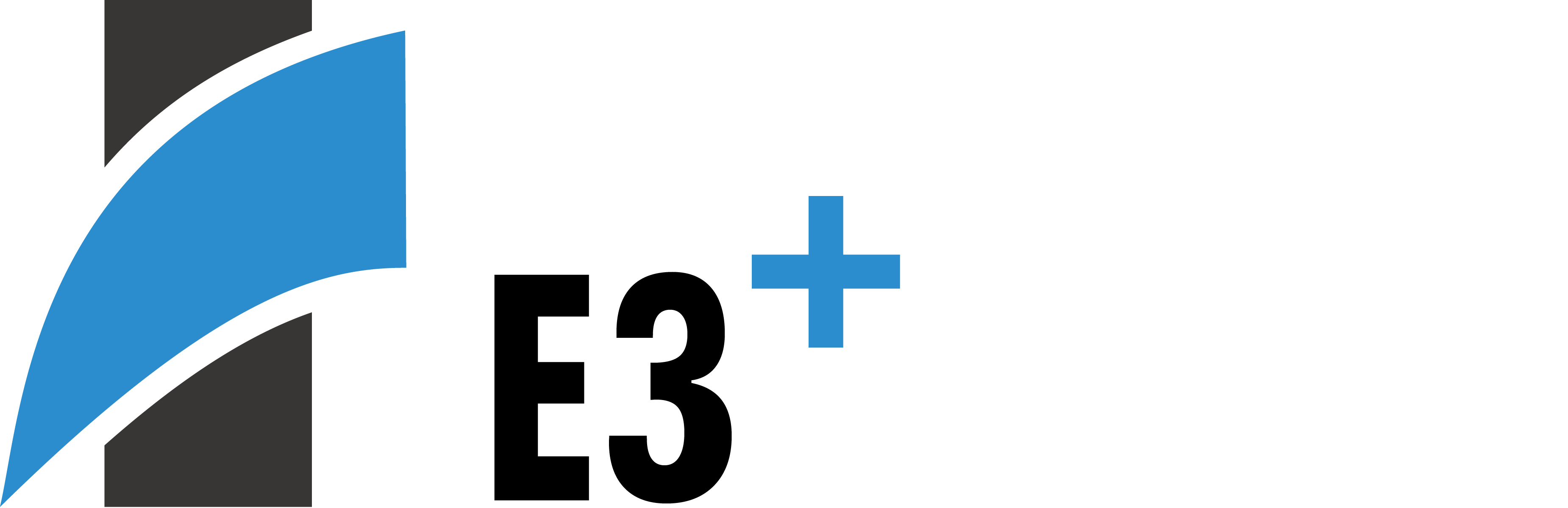 E3+ logo